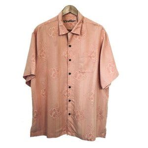 Caribbean Men’s Hawaiian Short Sleeve Shirt (XL)